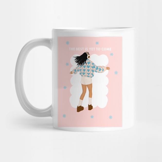 Positive Quote Music Girl Cloud by mckhowdesign